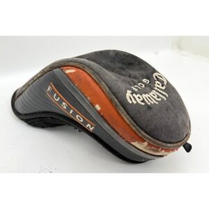 Callaway Golf Big Bertha Fusion Hybrid Headcover Grey Black Orange Peeling